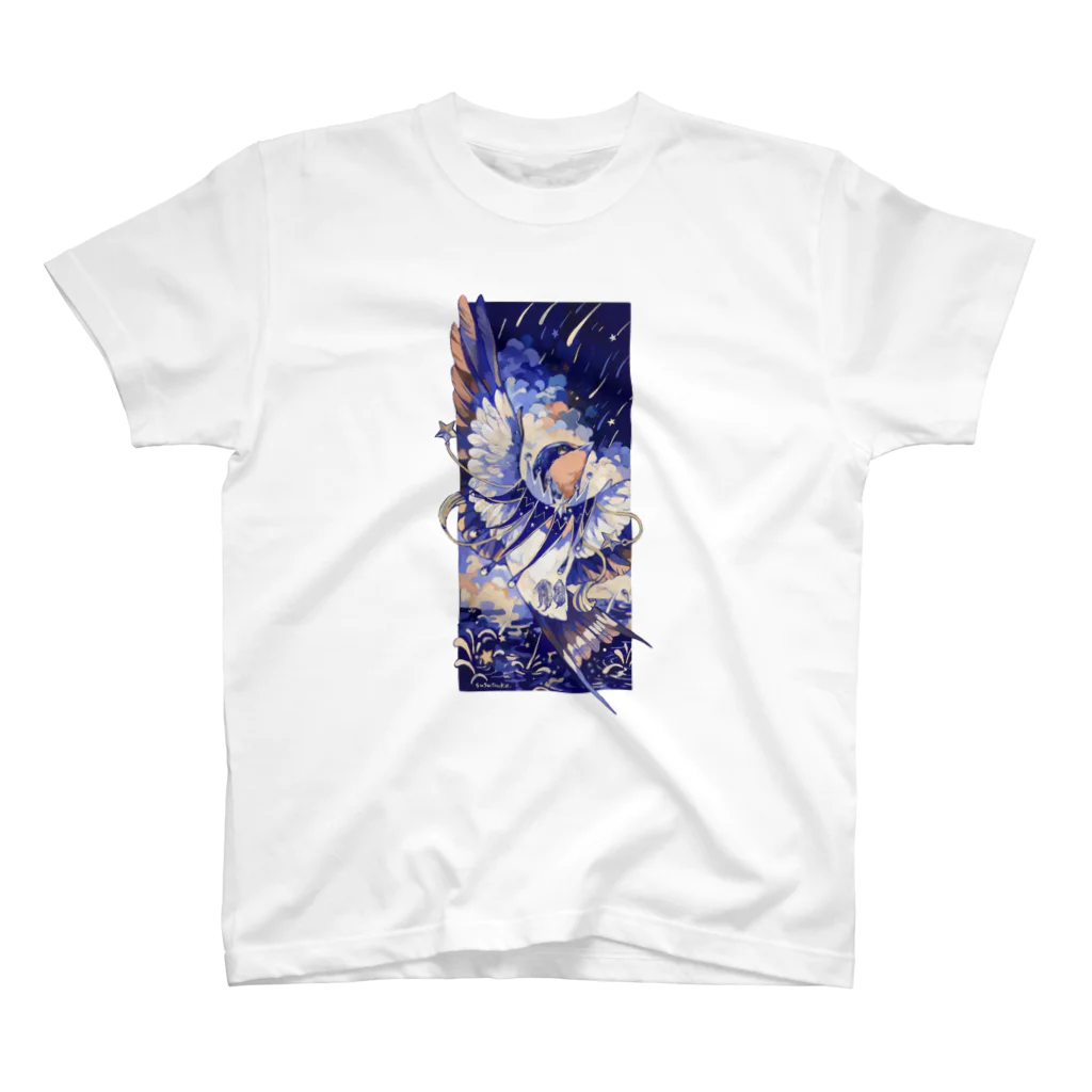 susutoukaの雨×鳥 Regular Fit T-Shirt