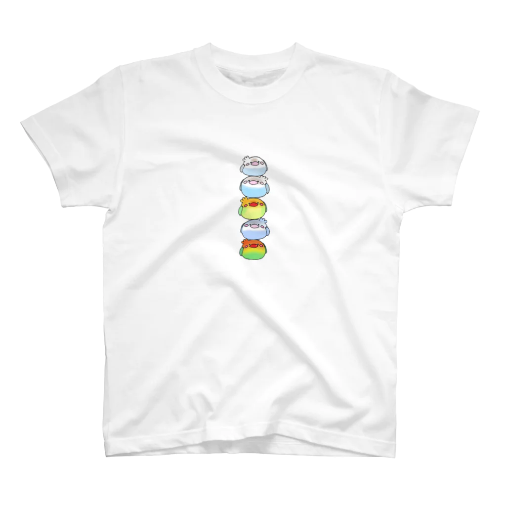 バリアニマルハウスのボタンインコs' Regular Fit T-Shirt