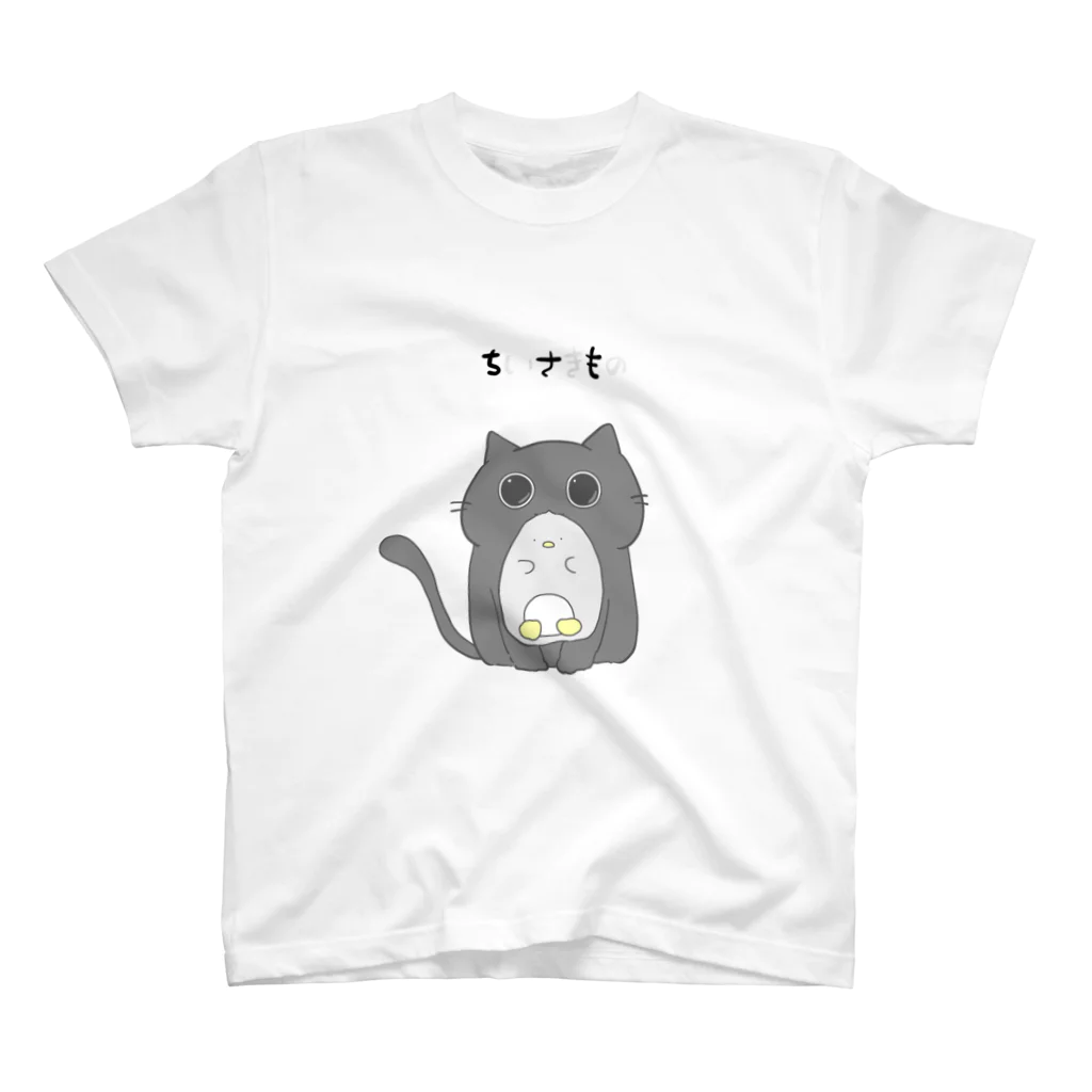 ちいさきものの｢ちいさきもの｣🐈‍⬛と🐧 スタンダードTシャツ