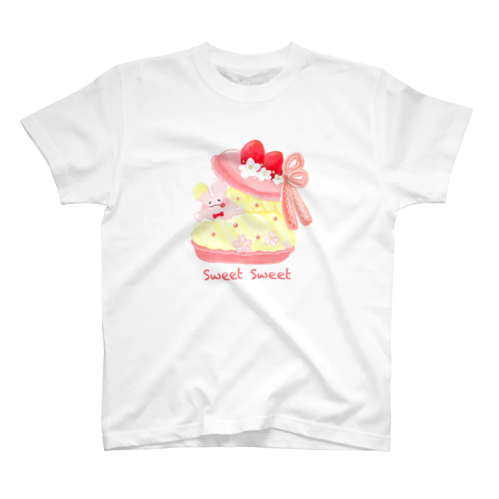 Cagelam(かげらむ)のsweet  macaron スタンダードTシャツ