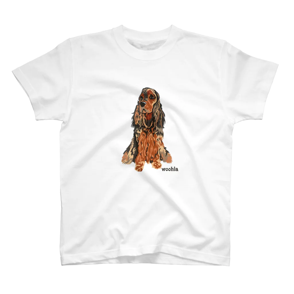 woohlaの優雅なイングリッシュコッカー Regular Fit T-Shirt