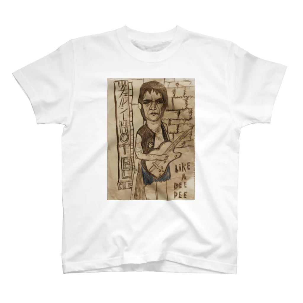 CathouseのDee Dee Ramone スタンダードTシャツ