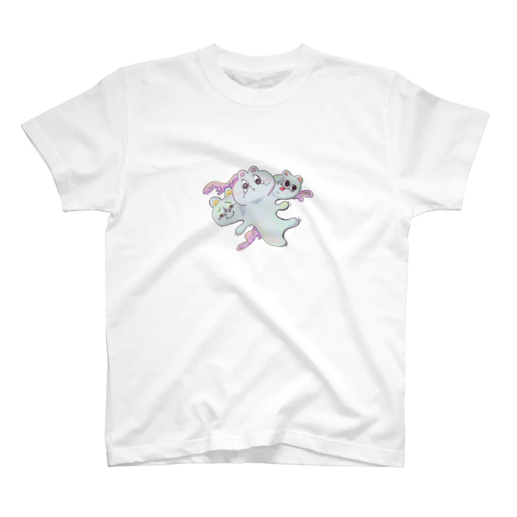 イカれポんちの三つ首のクマ Regular Fit T-Shirt