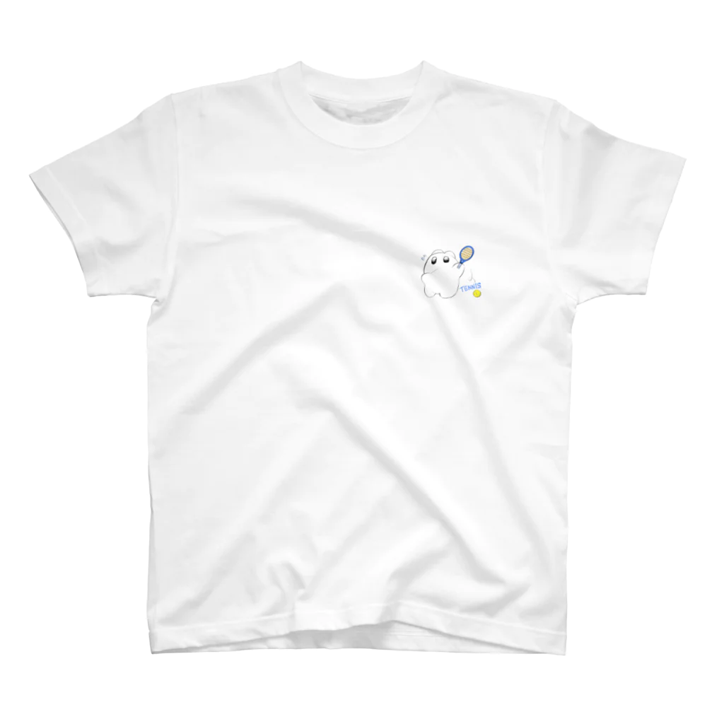 poco屋のできないうさぎ(tennis) スタンダードTシャツ