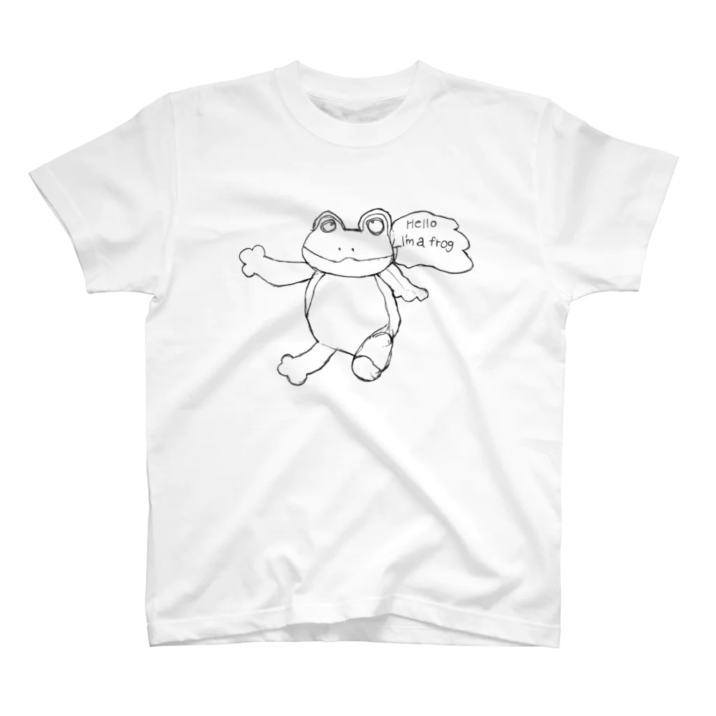 とらねこ横丁のハローカエル Regular Fit T-Shirt