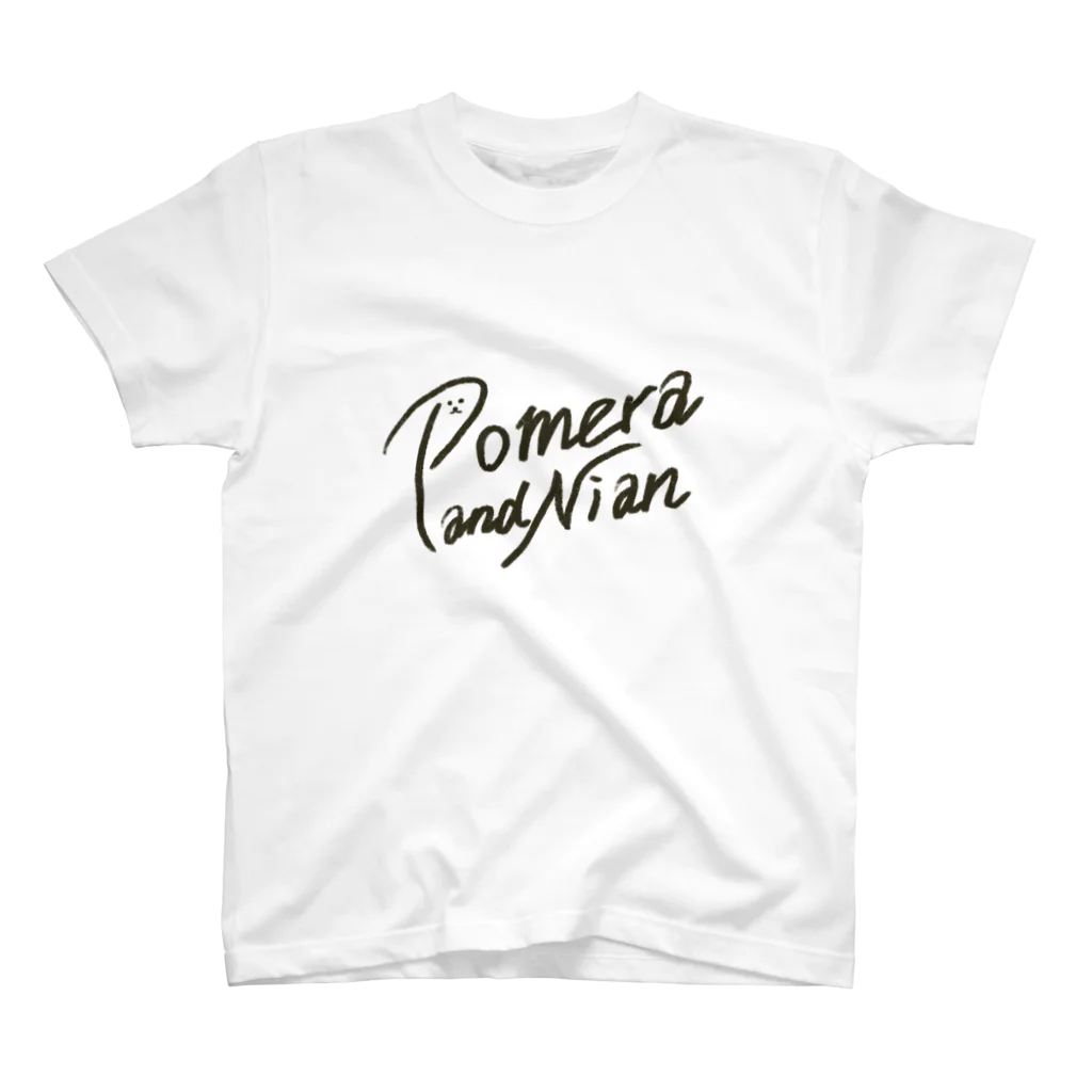 POMERA AND NIANのPOMERA_NIAN_LOGO スタンダードTシャツ