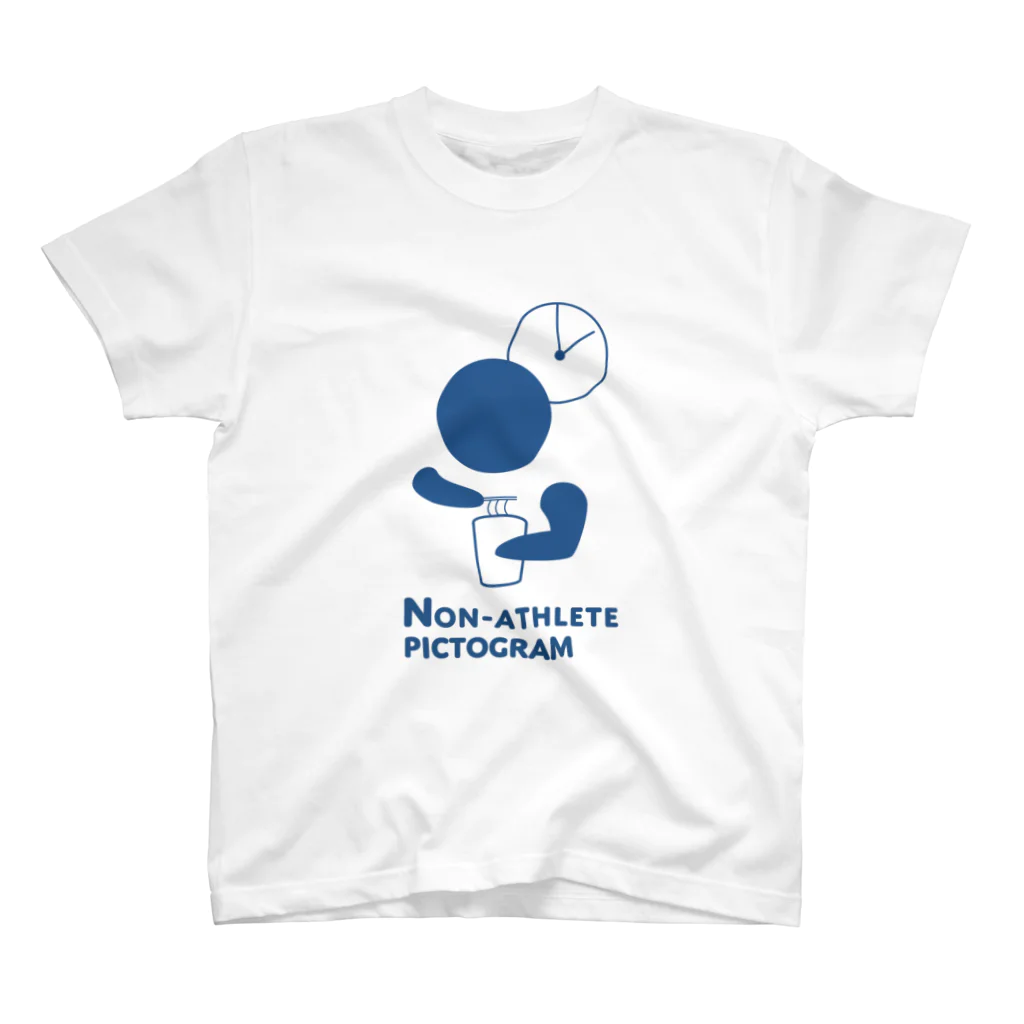 胃腸炎魔大王のNon-athlete 深夜のカップ麺ピクトグラム Regular Fit T-Shirt