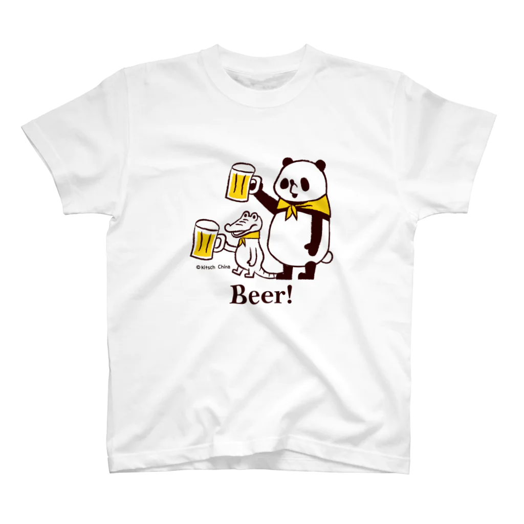 キッチュのビール！ビール！　パンダのおはなし Regular Fit T-Shirt