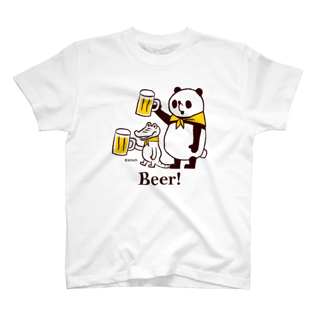キッチュのビール！ビール！　パンダのおはなし Regular Fit T-Shirt