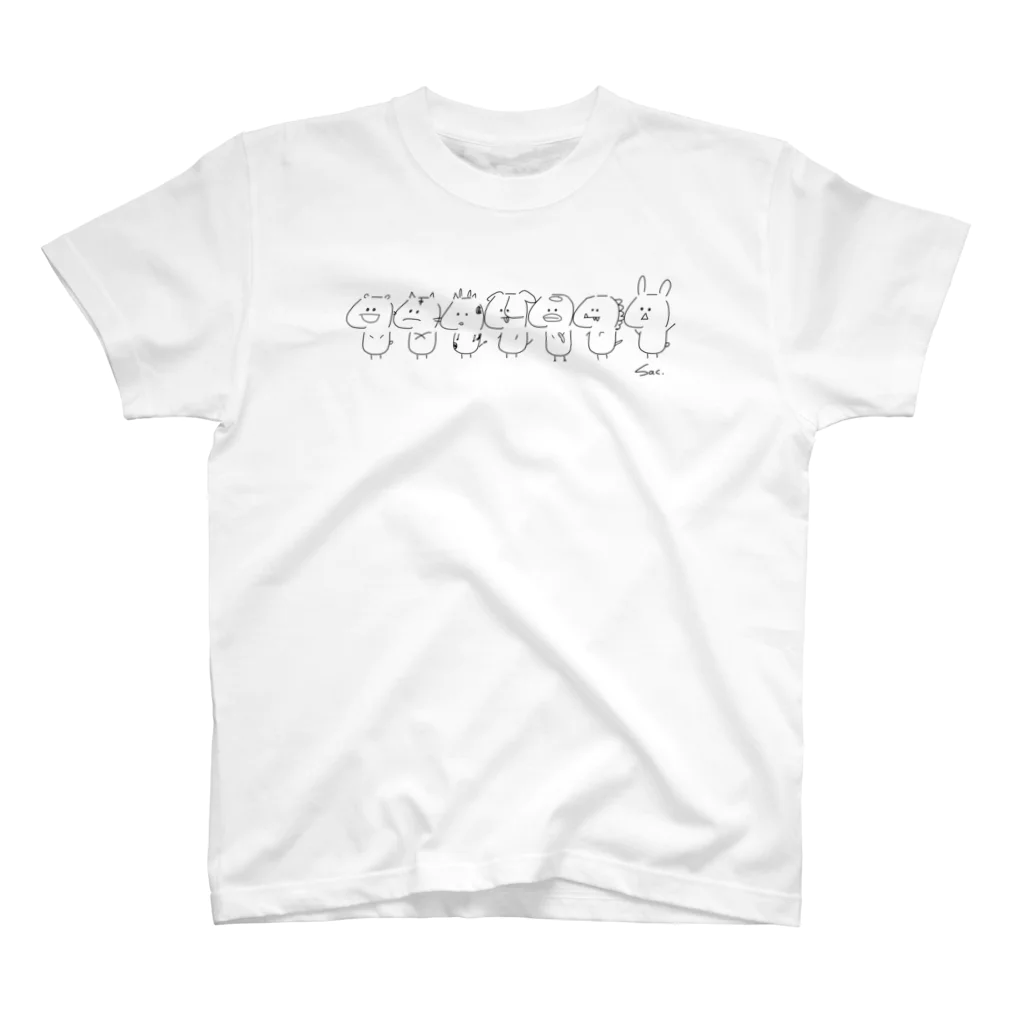 Sachi / 前向きアニマルずの前向きアニマルず Regular Fit T-Shirt