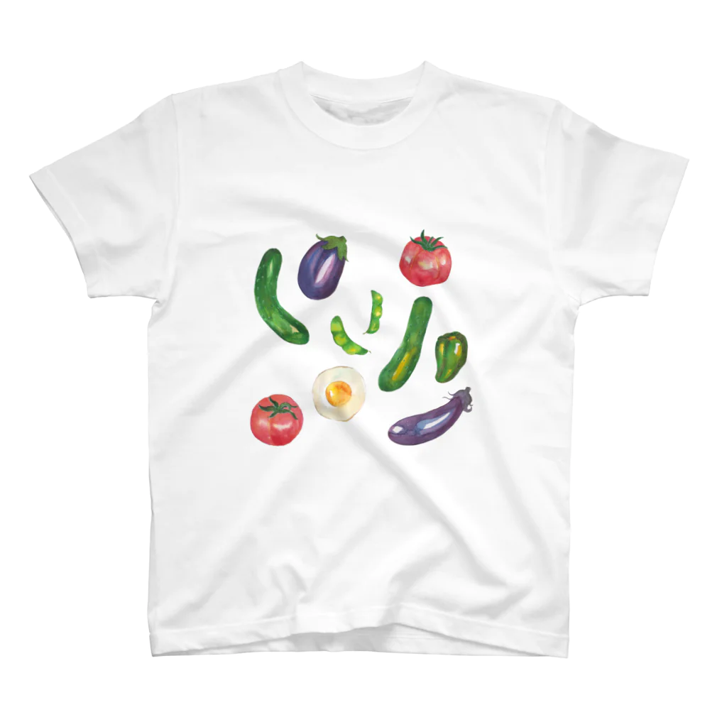 坂之下しまの力強いお野菜たち Regular Fit T-Shirt