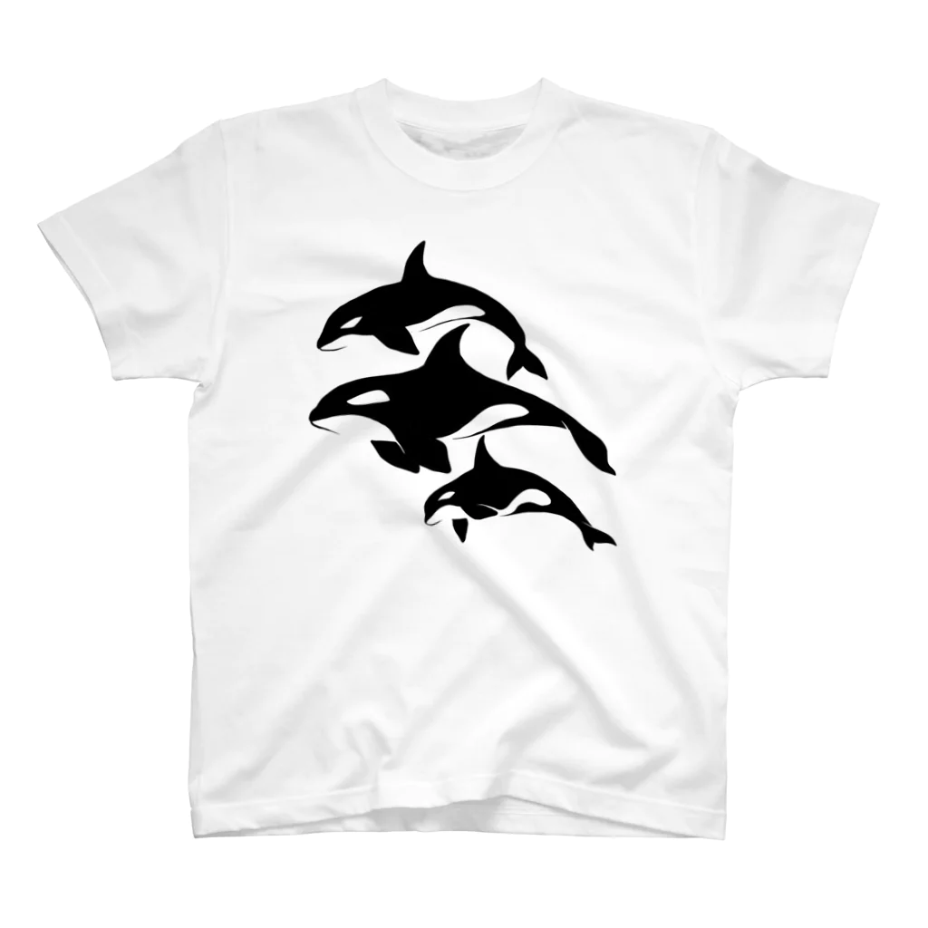 青空企画。のORCA FAMILY スタンダードTシャツ