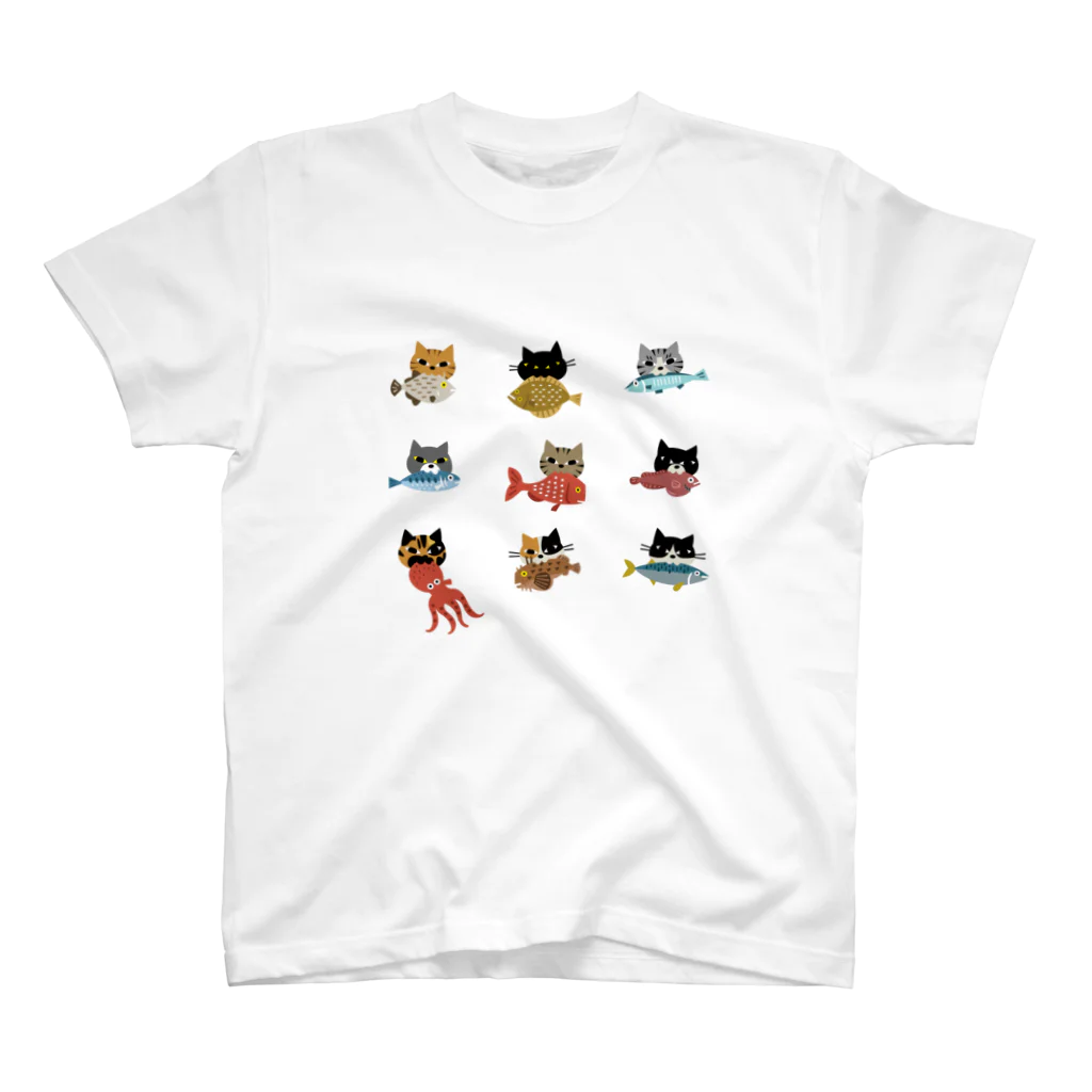 YoakeNecoのよあけねこ　集合 Regular Fit T-Shirt