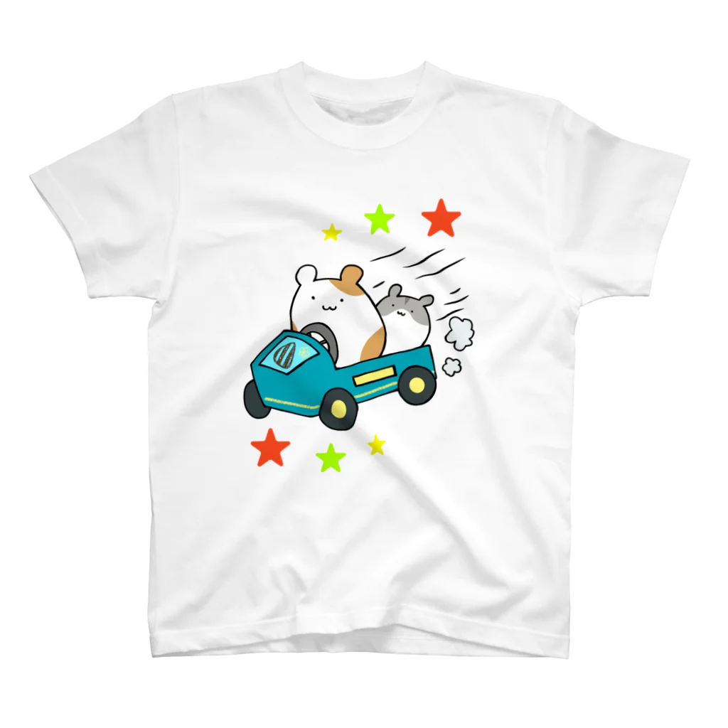 みやたに。工房のハムちゃんカー スタンダードTシャツ