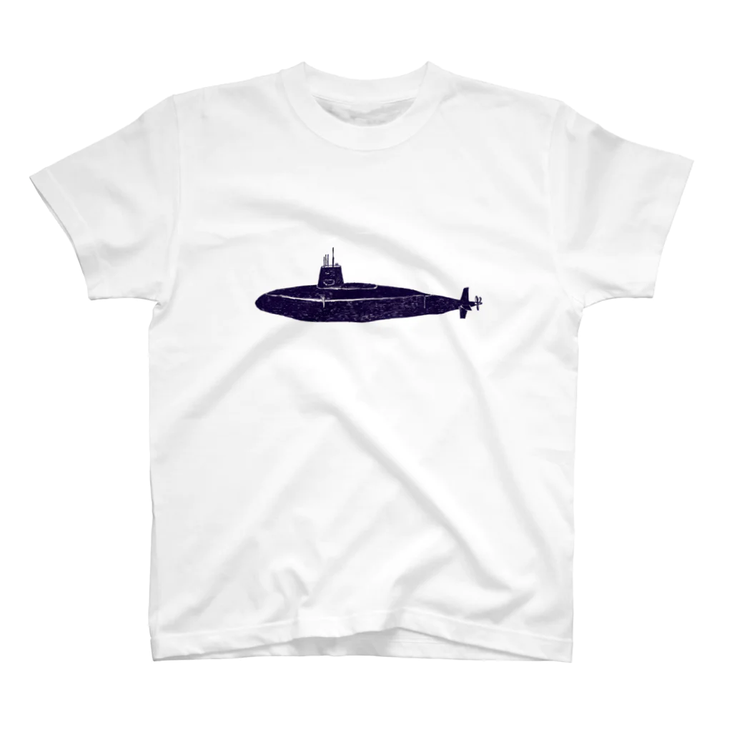 NIKORASU GOのマリンデザイン「潜水艦」 スタンダードTシャツ