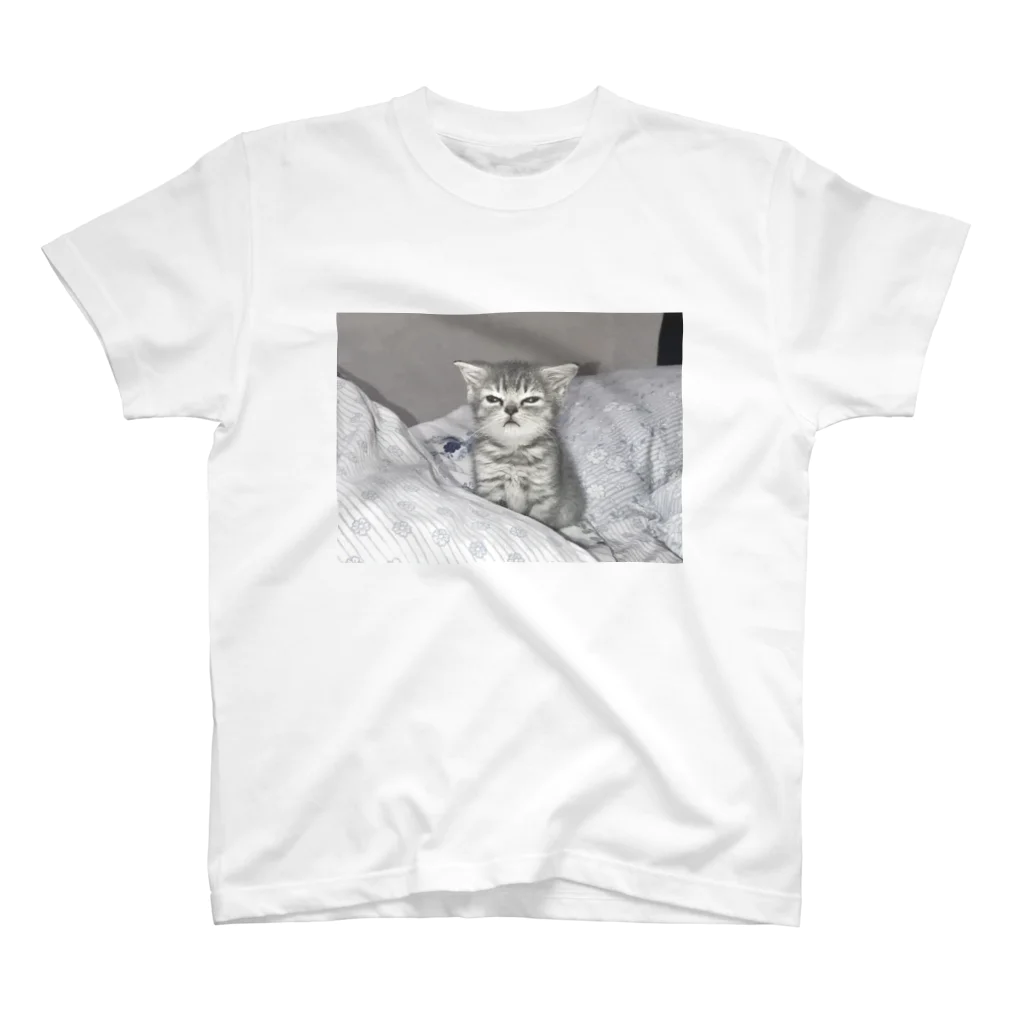 おやすみ屋さんのねこ Regular Fit T-Shirt