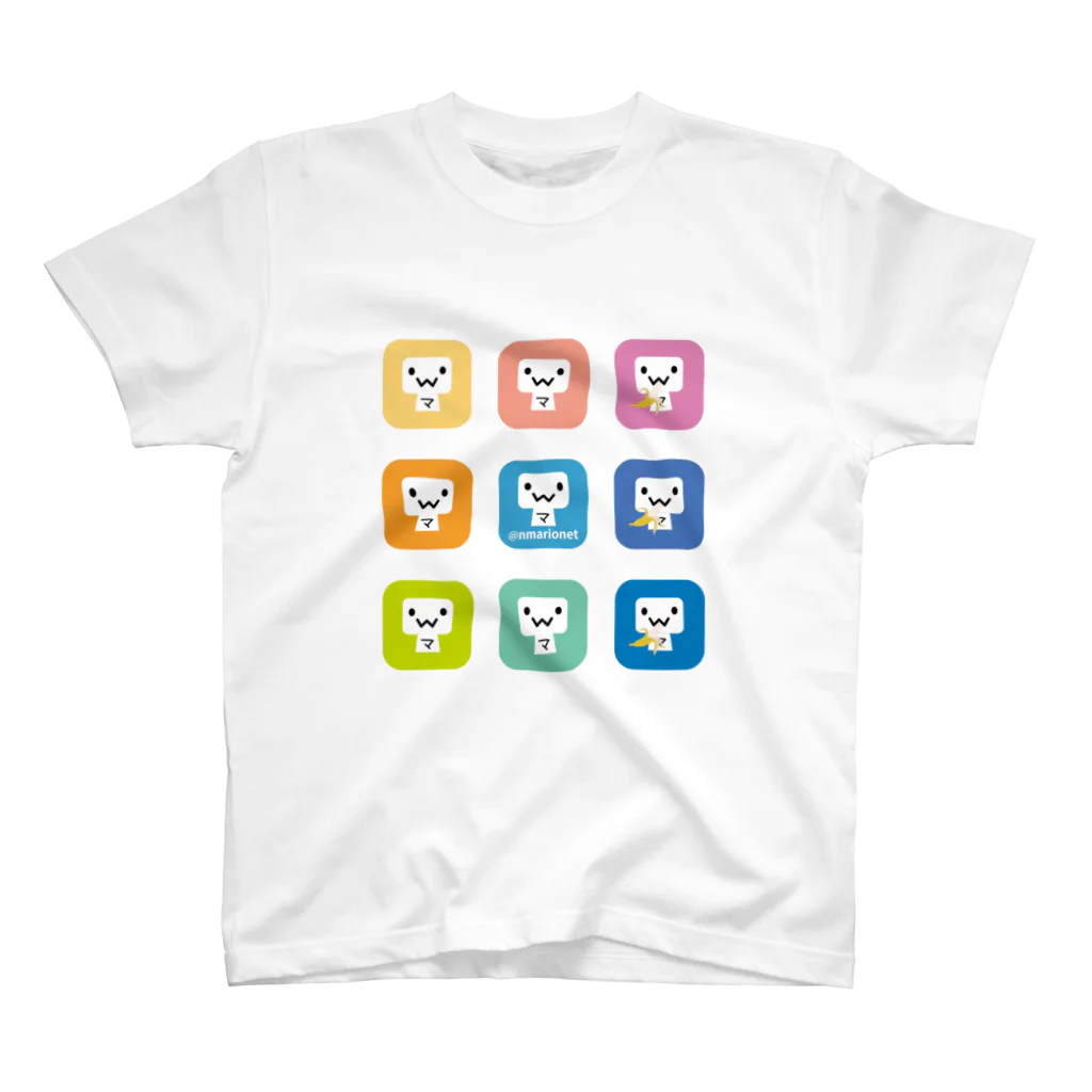 【公式】マリオネット（熊本のパソコンスクール）🤖のカラフルマリオくんTシャツ Regular Fit T-Shirt