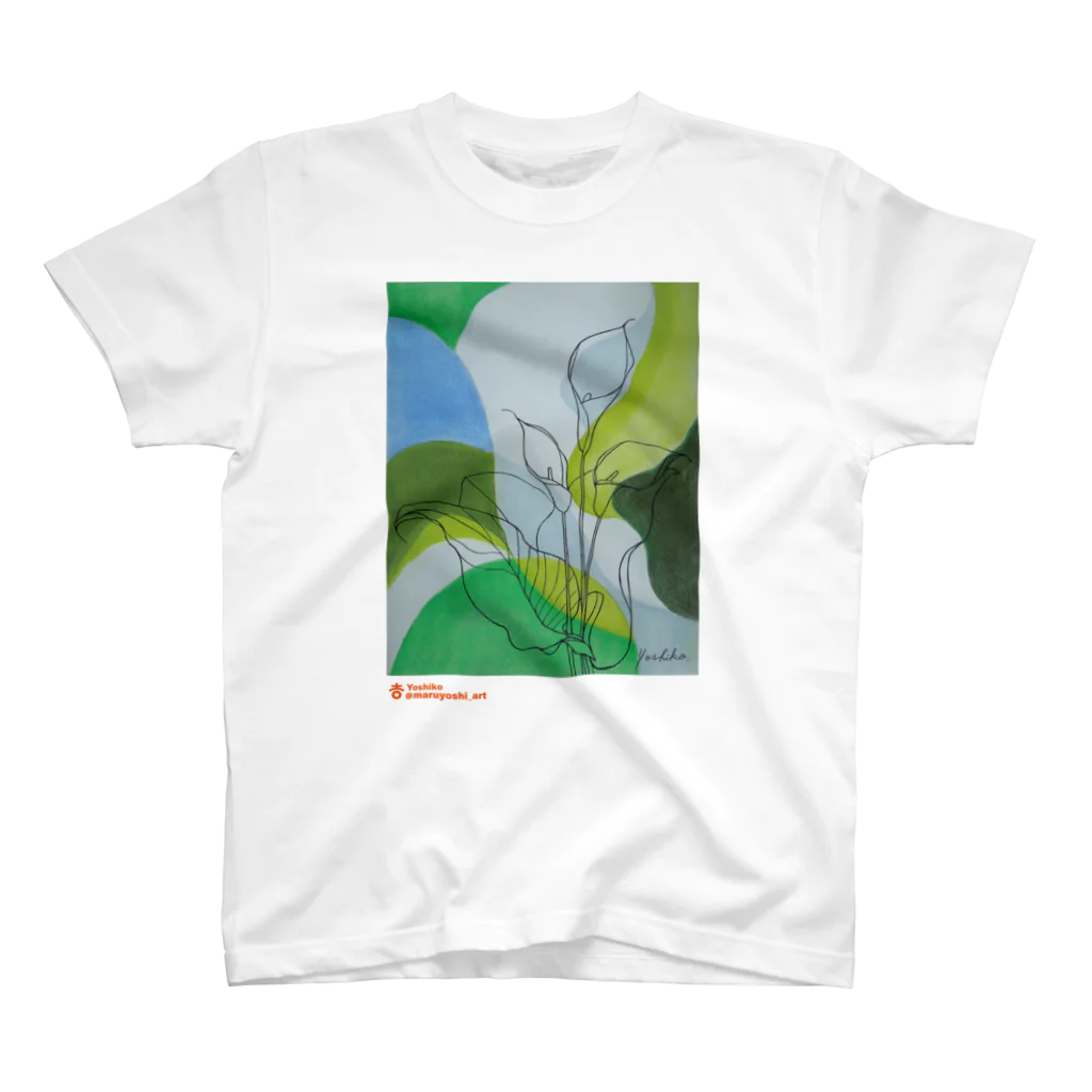 まるよし絵画教室のカラー　淡色 スタンダードTシャツ