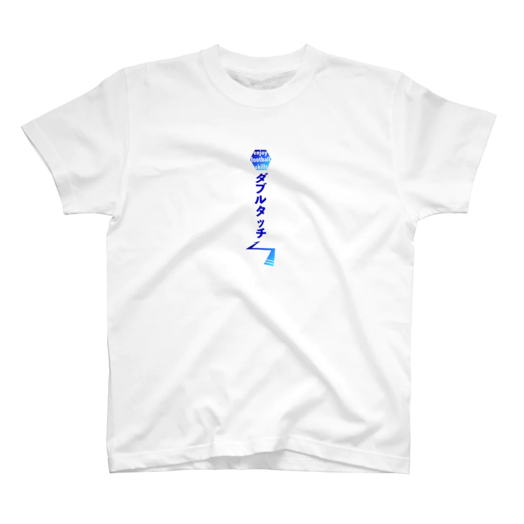 ドリブルTシャツのD-StudioのドリブルTシャツ:ダブルタッチ縦 Regular Fit T-Shirt