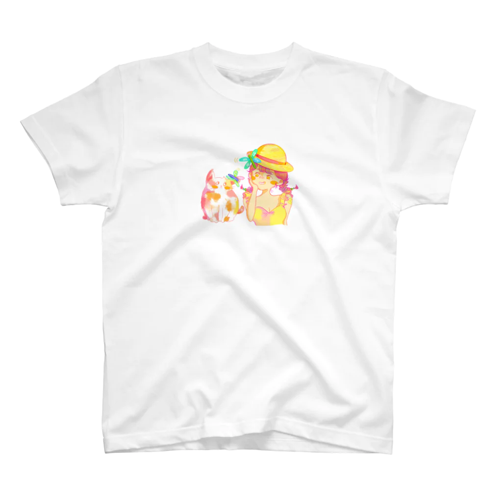 ahihoのおそろいな髪飾り Regular Fit T-Shirt