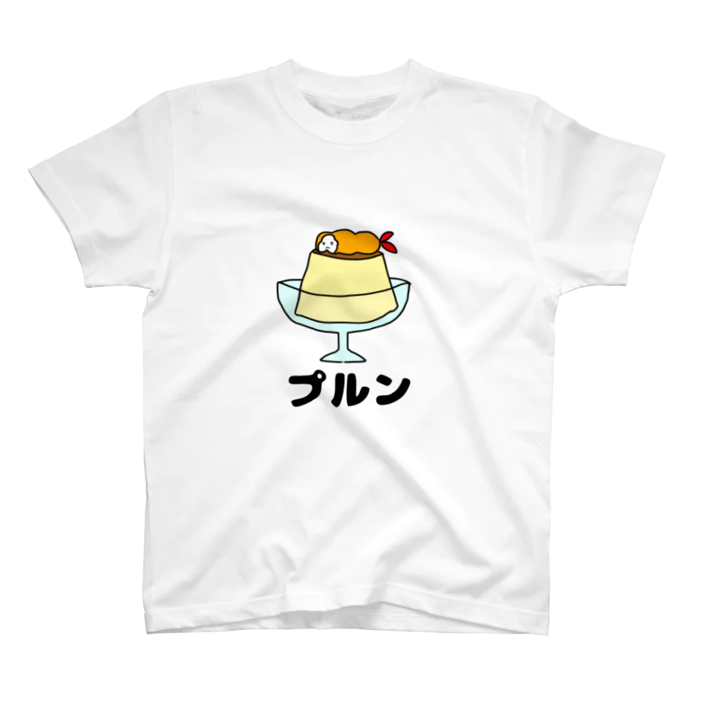 くろごまぱふぇのえびふらい(プリンの上) Regular Fit T-Shirt