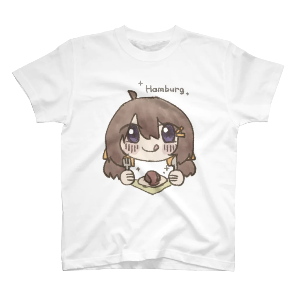 Rarauka Madnessのきょうはおいしいハンバーグ スタンダードTシャツ