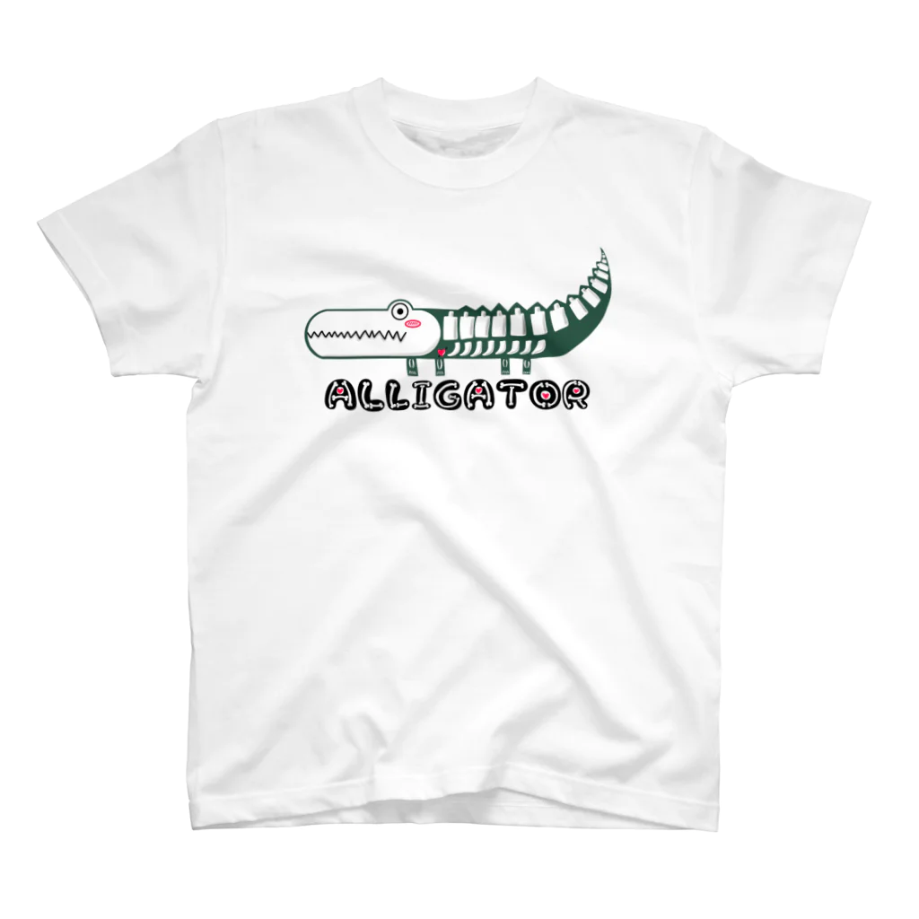 alligator_artのスケスケ鰐 スタンダードTシャツ