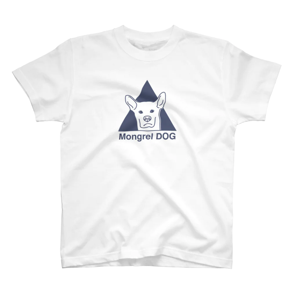 ヒゲトコマリのmongrel DOG 1 Regular Fit T-Shirt