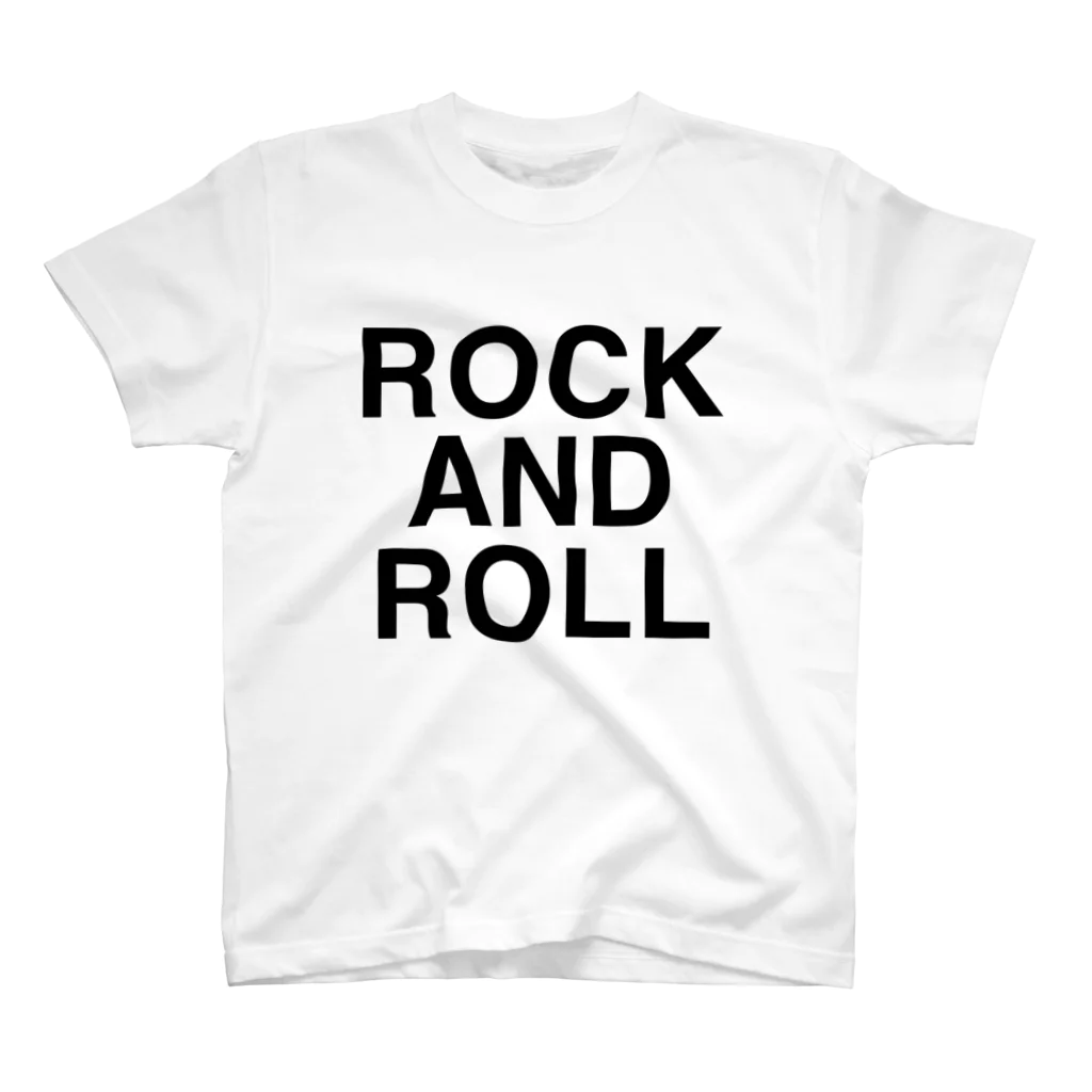 TOKYO LOGOSHOP 東京ロゴショップのROCK AND ROLL-ロックアンドロール- スタンダードTシャツ