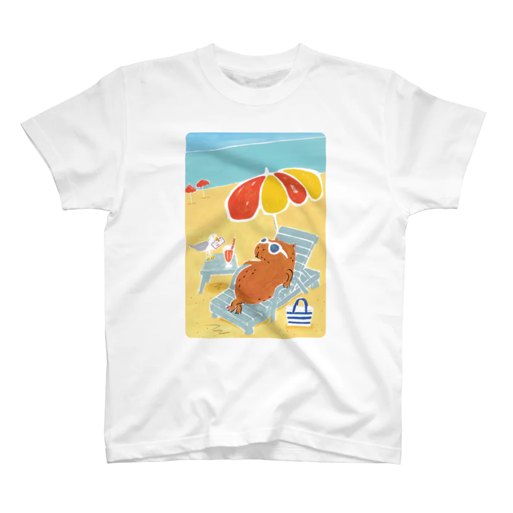 capybarashaのカピバラリゾート スタンダードTシャツ