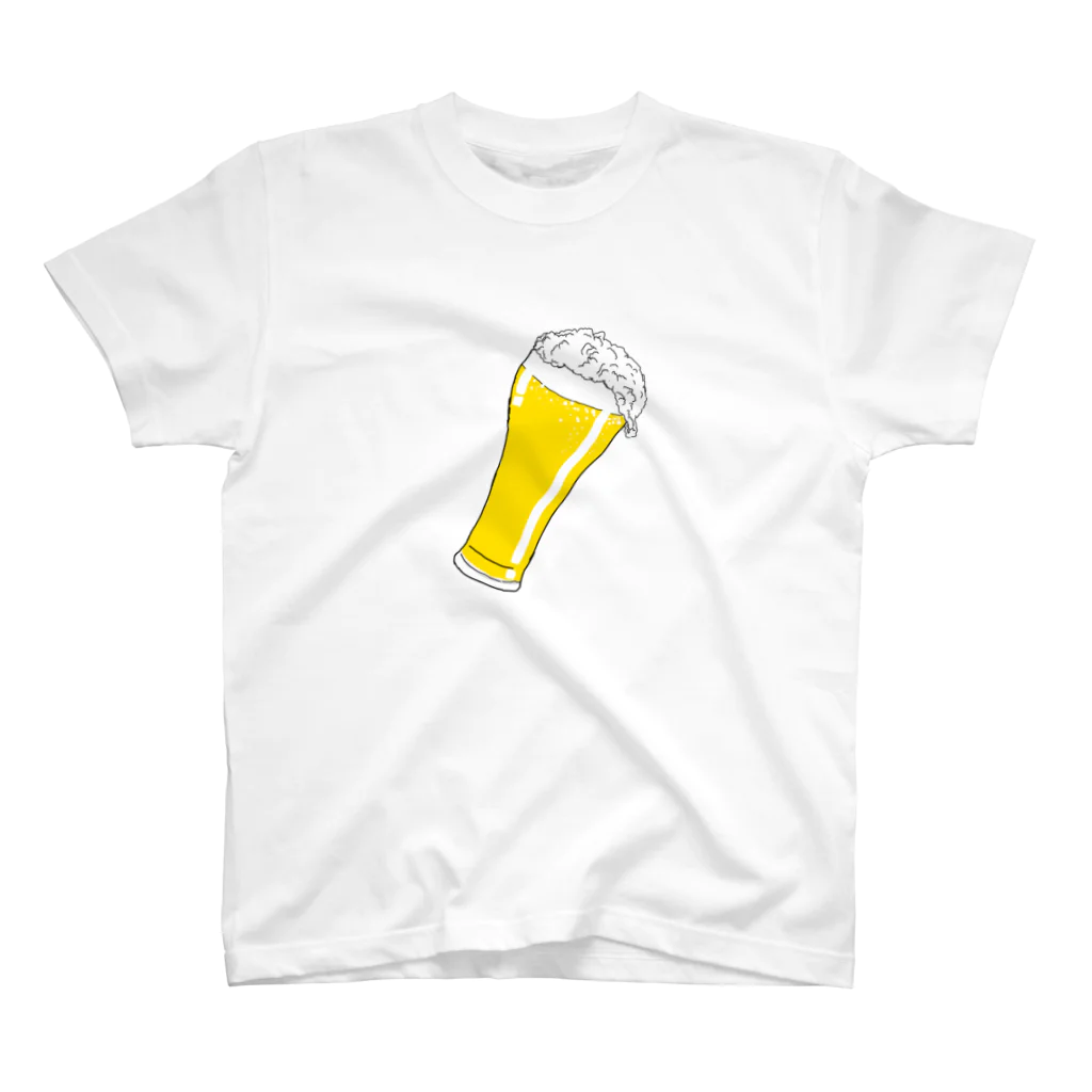 上腕二頭筋のビール🍺🍺🍺🍺 スタンダードTシャツ