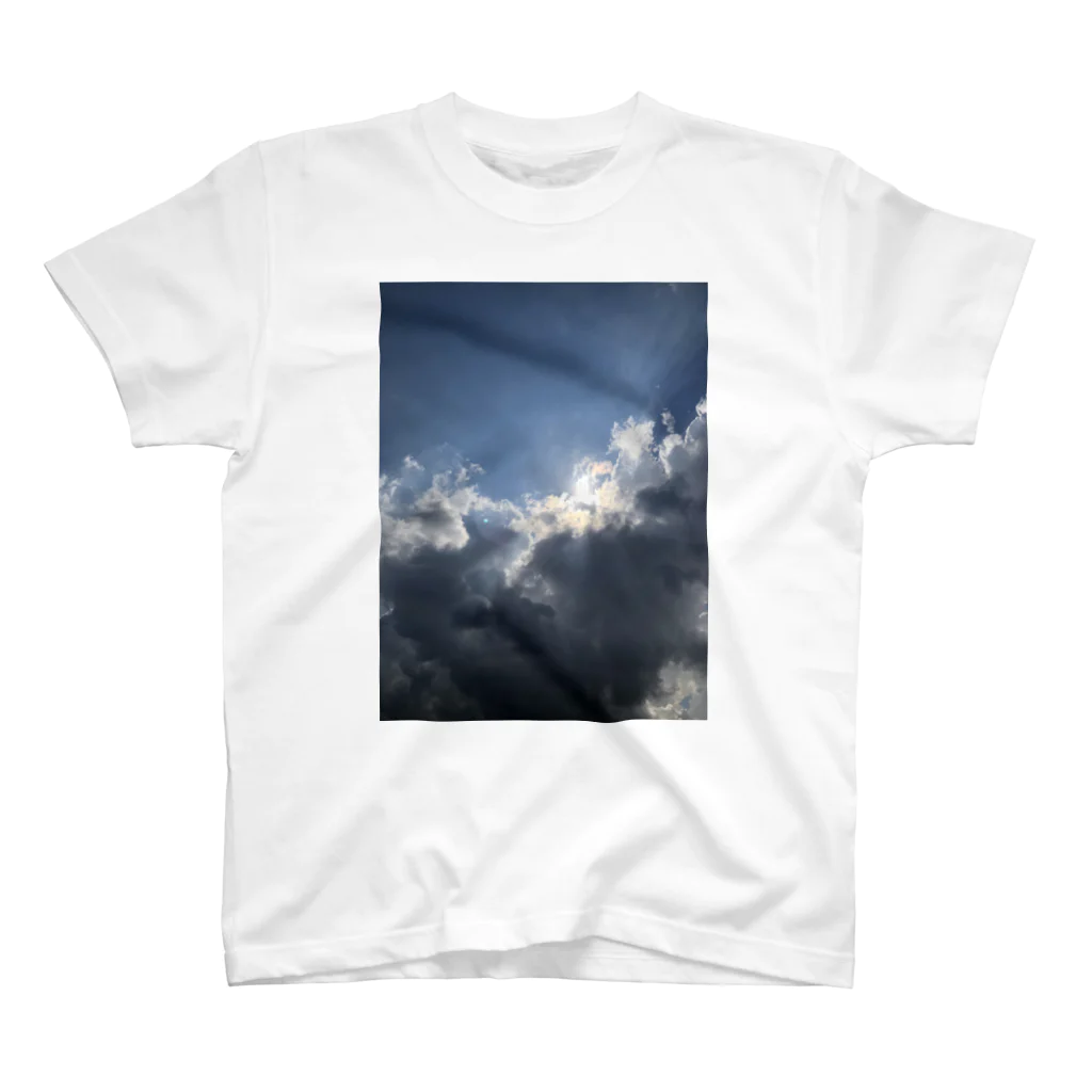 sumidagawaの夏空や厚い雲ばかりでござるよ スタンダードTシャツ