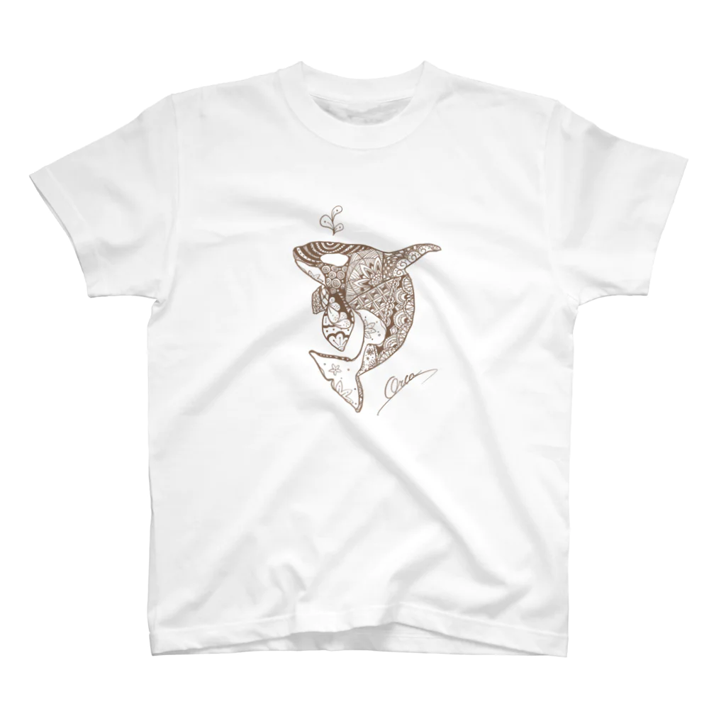 幸まる屋のシャチ　Orca Regular Fit T-Shirt