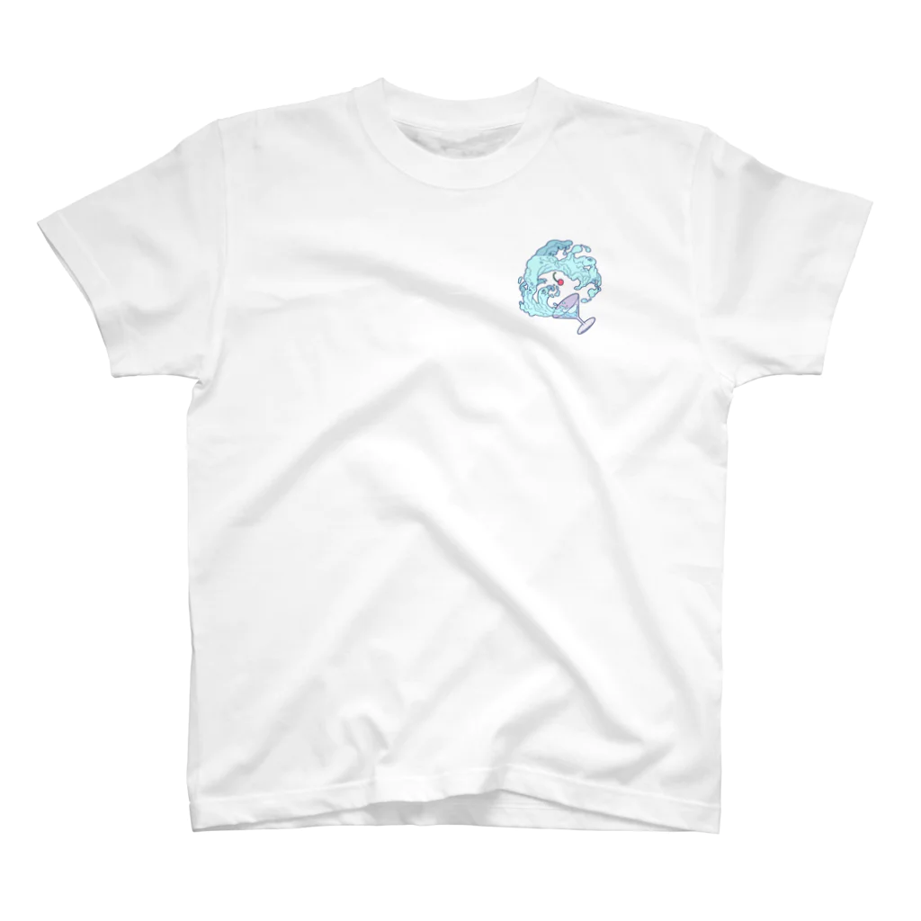 syaaan goodsのカクテルグラスソーダ（1p） Regular Fit T-Shirt