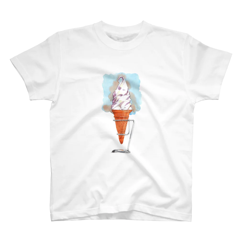 水彩堂のソフトクリーム スタンダードTシャツ