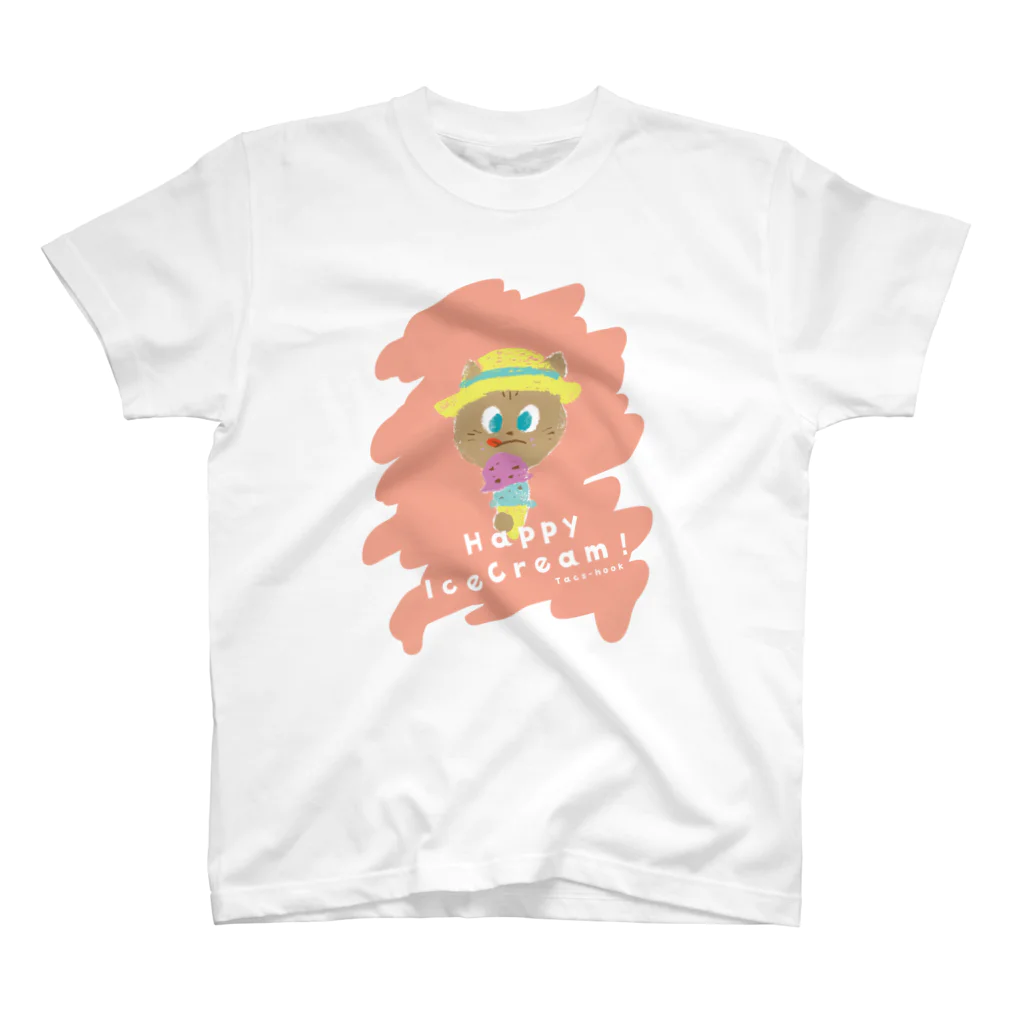 Tacs-hookのHappy IceCream スタンダードTシャツ