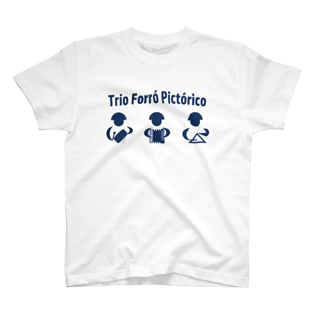 カイピリーニャshop「utubon」のTrio Forró Pictorico02 Regular Fit T-Shirt