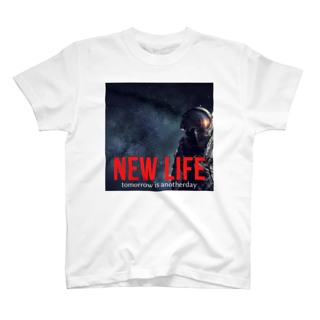 【 NEW LIFE 】online shopの宇宙 Regular Fit T-Shirt