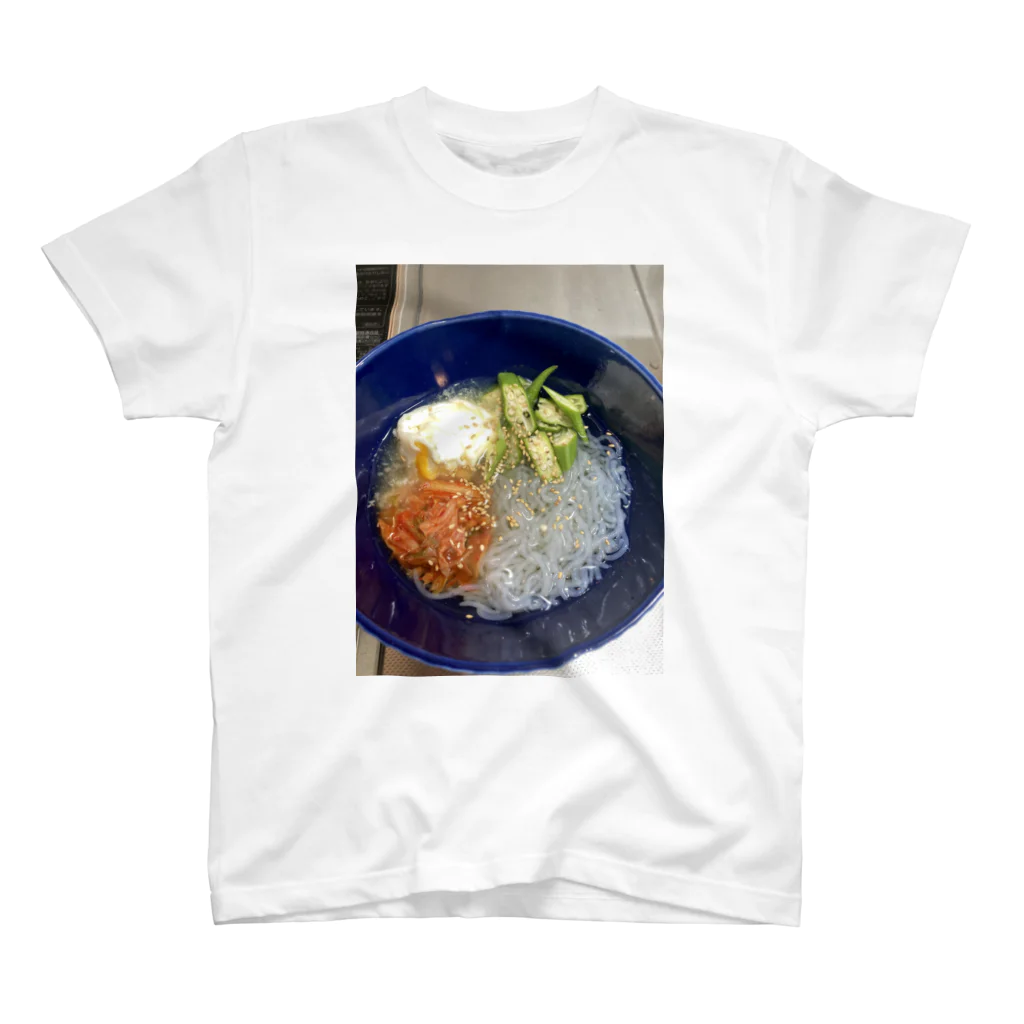 mnyoのしらたき冷麺Tシャツ スタンダードTシャツ