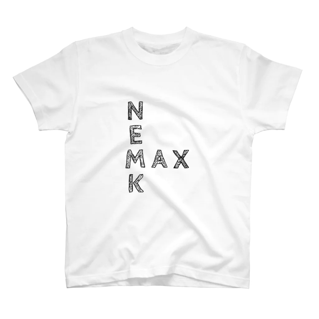 めいぷるのＮＥＭＫＭＡＸ(黒文字) Regular Fit T-Shirt