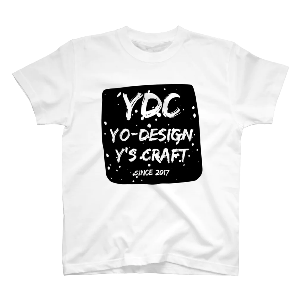 Y's CRAFTの(黒×白)YDC/yo-design/Y's craft トリプルネーム スタンダードTシャツ