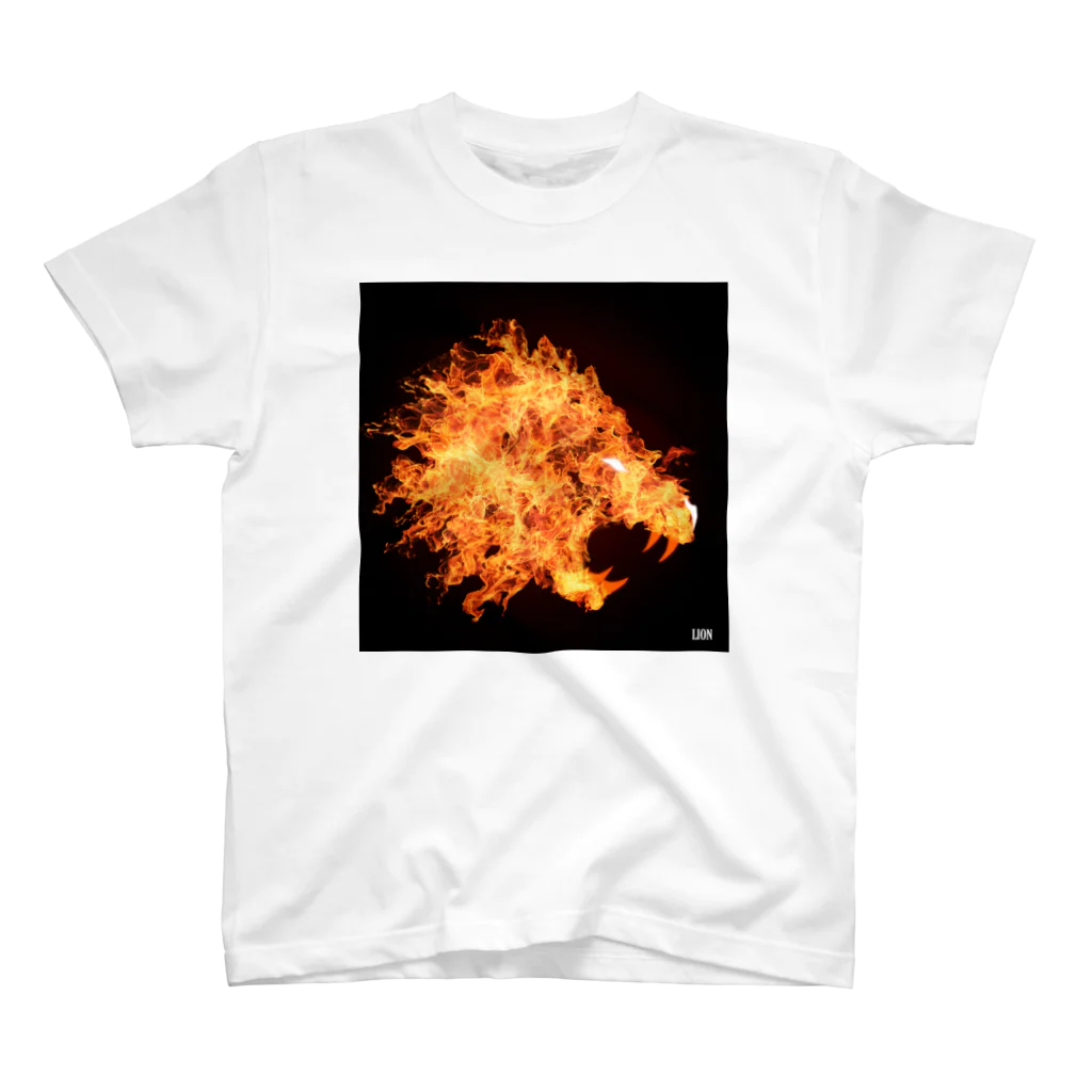 FUJIOKA FACTORYのfire_lion スタンダードTシャツ