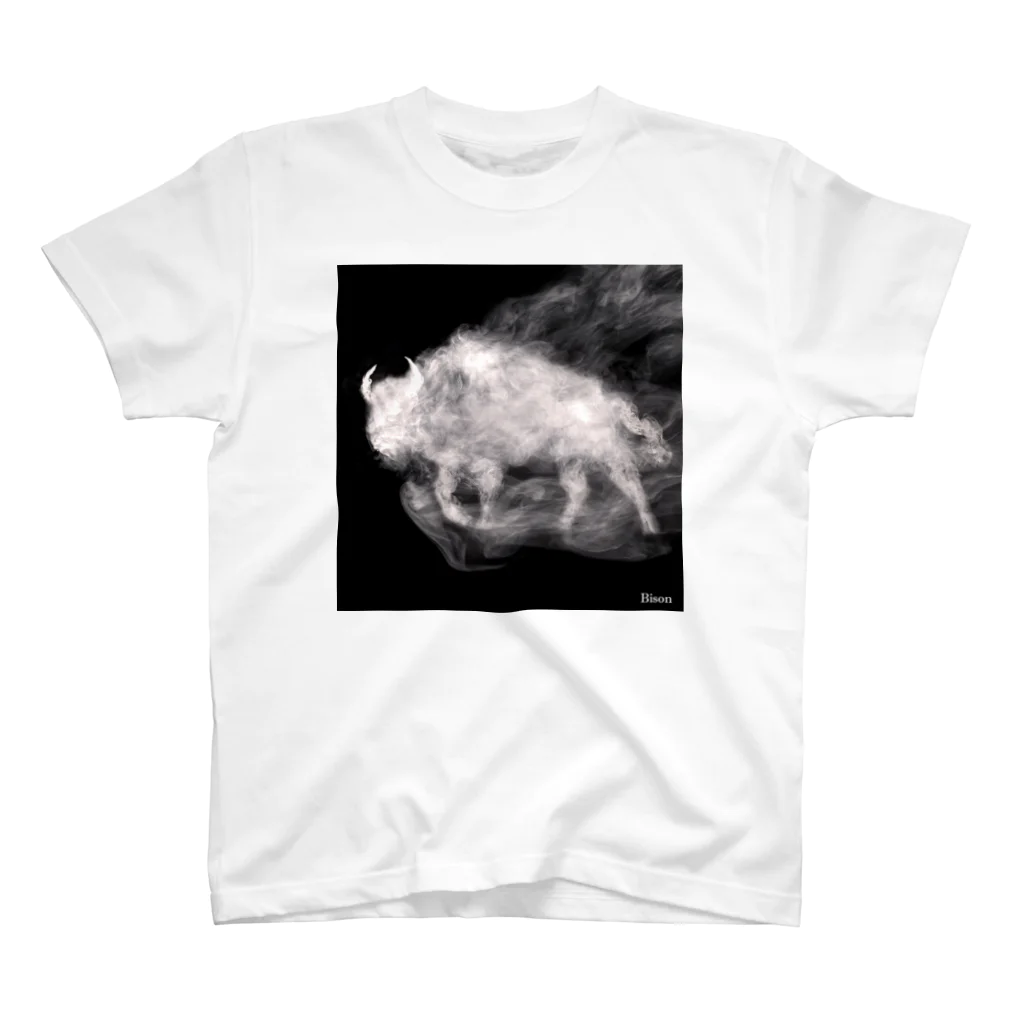 FUJIOKA FACTORYのsmoke_bison スタンダードTシャツ