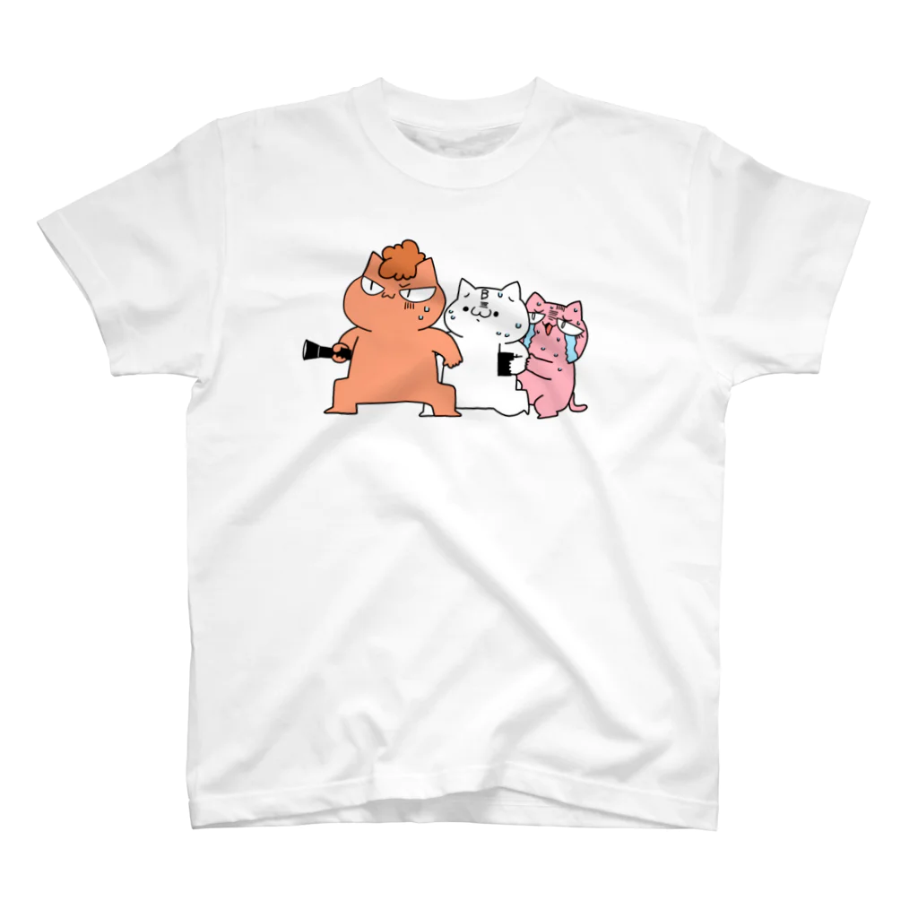 ちよまる🦄のびびりぱーてぃーず　カラーver スタンダードTシャツ