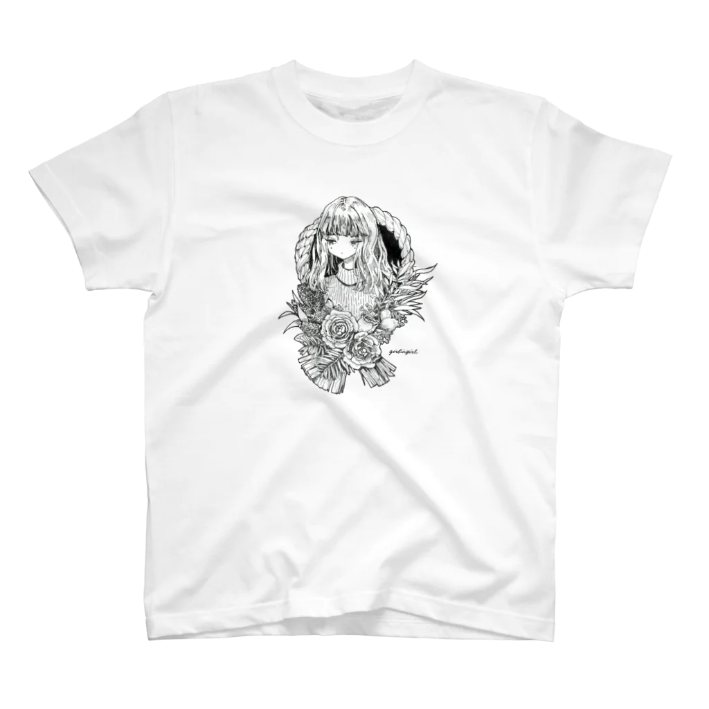 ガーリンガールのwreath girl スタンダードTシャツ