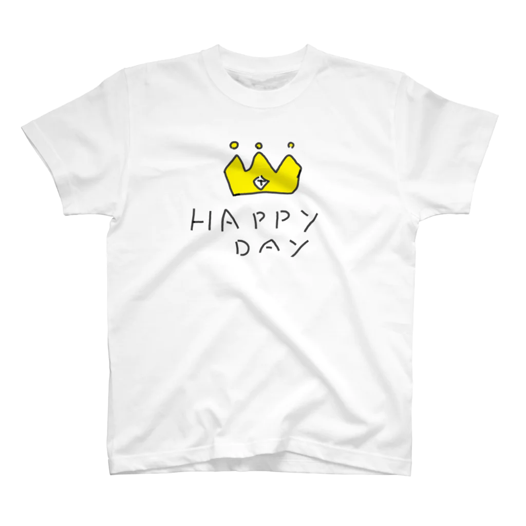 びたーびたーのHAPPY DAY Regular Fit T-Shirt