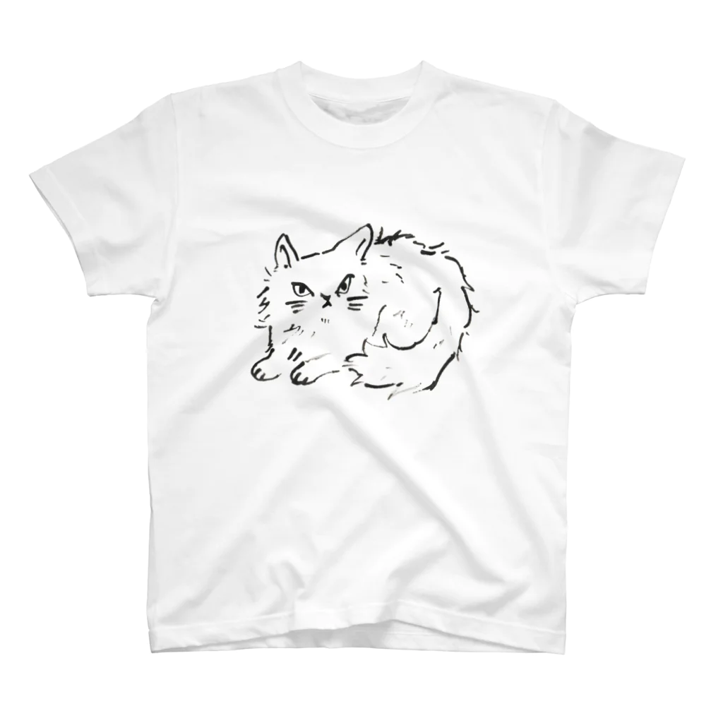 monoのペルシャ猫 スタンダードTシャツ