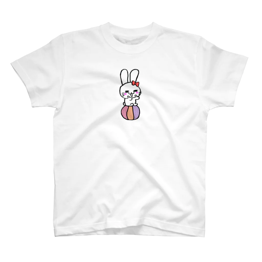 SENWARA-USA-SUPERのキラキラボールに乗るUSA☆ Regular Fit T-Shirt