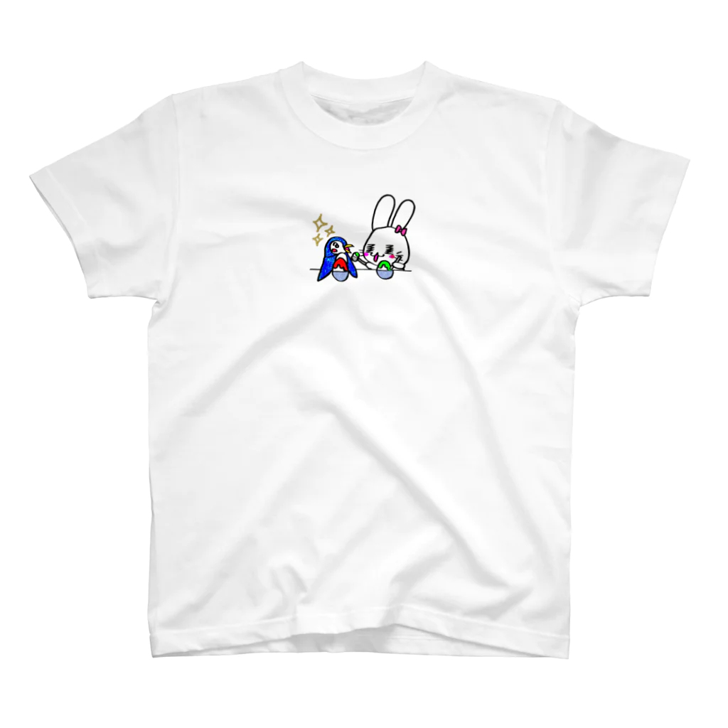 SENWARA-USA-SUPERのペンちゃんと一緒にかき氷♡ Regular Fit T-Shirt