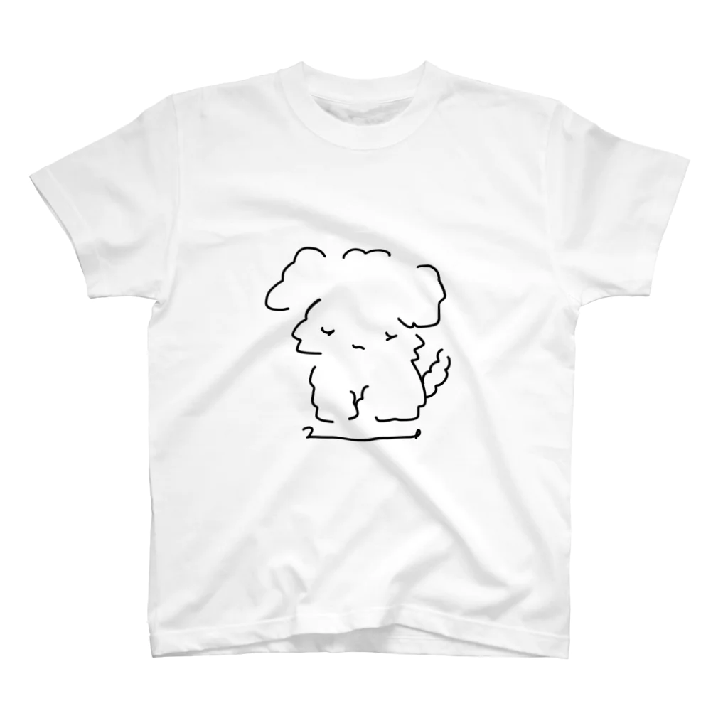 ぱおのもこもこワンちゃん スタンダードTシャツ